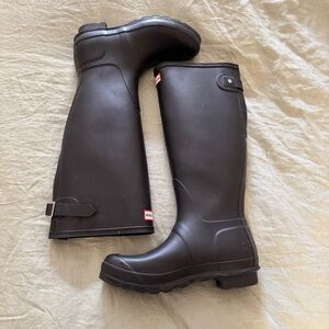 Hunter Women's Original Back Adjustable Tall Rain Boots